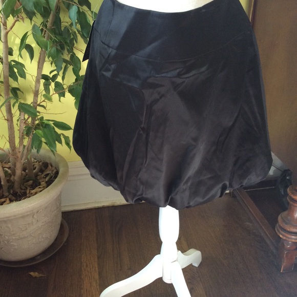 INC NWT Black Bubble Skirt size 8P - Picture 5 of 9